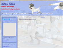 Tablet Screenshot of michfencing.net